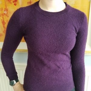 Lord and Taylor Purple Cashmere Sweater XS
